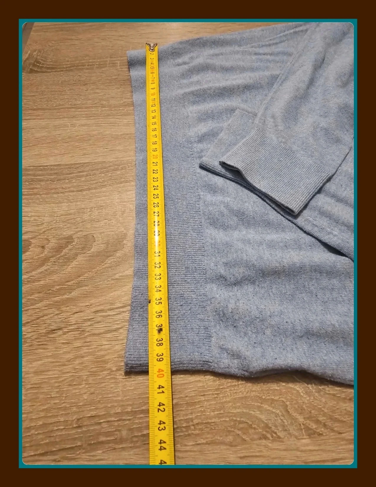 Pull azul claro con cuello en V Tommy Hilfiger de algodón premium talla M – photo 8